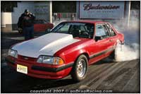 Rob Gandy Screams Out Of The Burnout Box At Atco Raceway