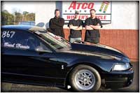 Brad Harris And Team In The Winners Circle At Atco Raceway