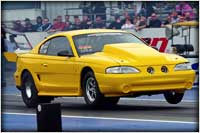 Standout Drag Radial Champion and Record Holder Alex Vrettos Of CoRuPt Motorsports With The J&E Performance Winning Edge